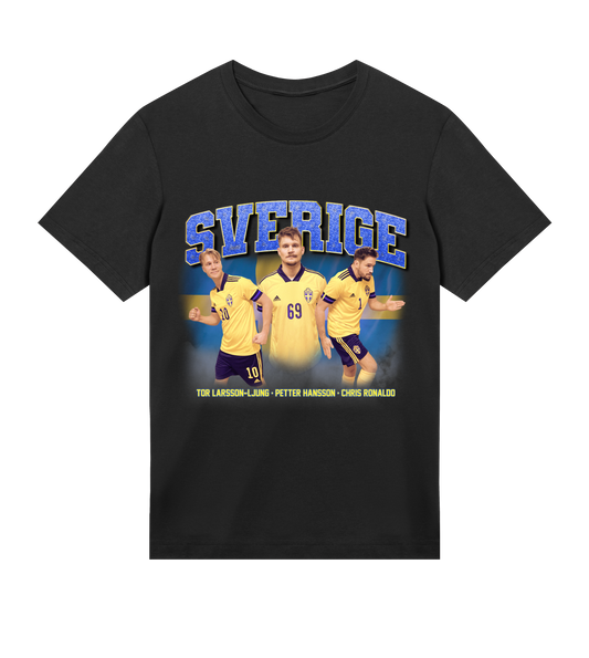 Sverige T-shirt Svart